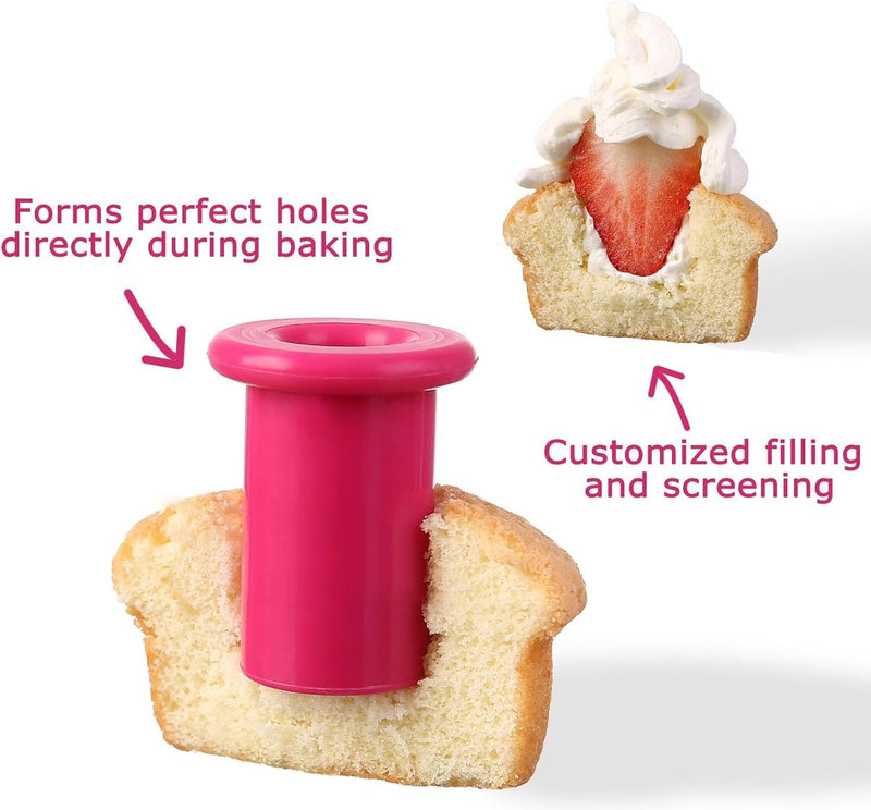 6-delige cakemuffinboor, siliconen muffinvormpjes, siliconen bakvorm, geschikt voor het bakken van taarten thuis