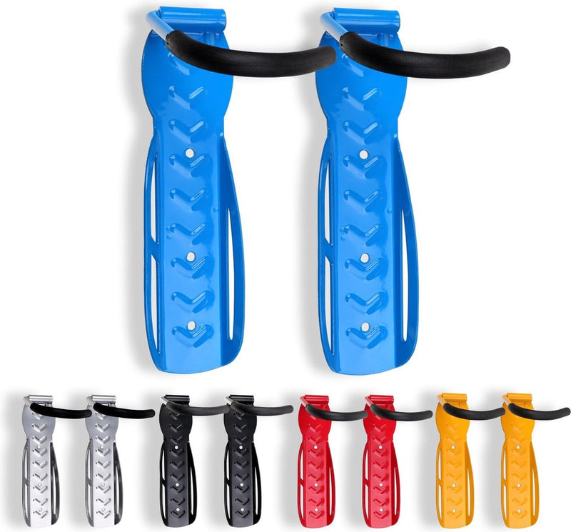 2-delige fietshouder, muurbevestiging in 6 kleuren, keuze uit fietshouder voor 2 fietsen, muurbevestigingen, muurbevestiging, fietsstandaard