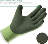 2 paar tuinhandschoenen voor kinderen van 2-4 jaar, kinderwerkhandschoenen van gerecycled polyester, met rubberen coating (2 paar XXS)