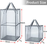 Wasmand, opvouwbare wasmand, waskist, wasbox, mandenopslag, wassorteerder, pop-up wasmand, speelgoedorganisator voor kinderen, opbergtas met handvat (klein)