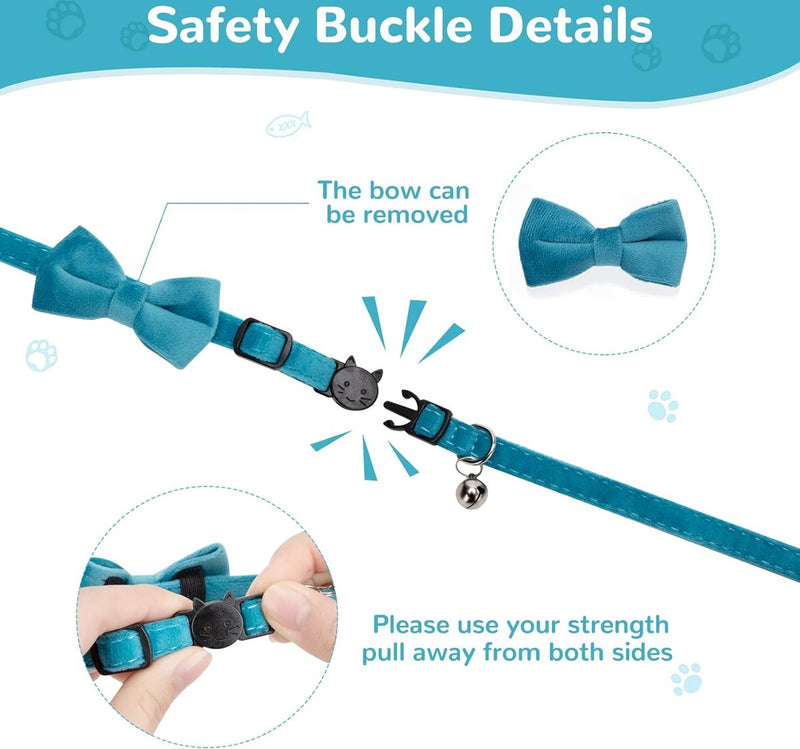 Kat vlinderdas halsband verstelbare kattenhalsband met vlinderdas en bel gepersonaliseerde huisdieraccessoires voor huisdieren katten puppy's 3 kleuren