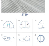 Muggennet, pop-up muggentent, opvouwbaar, fijnmazig muggennet, voor op reis en thuis, 200 x 180 cm