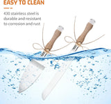 Bruidstaartserveerset, elegant taartmes en taartschep, perfecte taartsnijset voor bruiloft, feest en jubileum