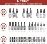 Cr-V 46-delige set platte moersleutelset met ratel en dopsleutel Ratelsleutel 1/4 inch 72 tanden ratelsleutel met gereedschapskist Mechanisch gereedschap verchroomd