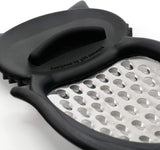 kaasrasp in kattenvorm, keukengerei van silicone, roestvrij staal, rasp voor groenten, fruit, kaas