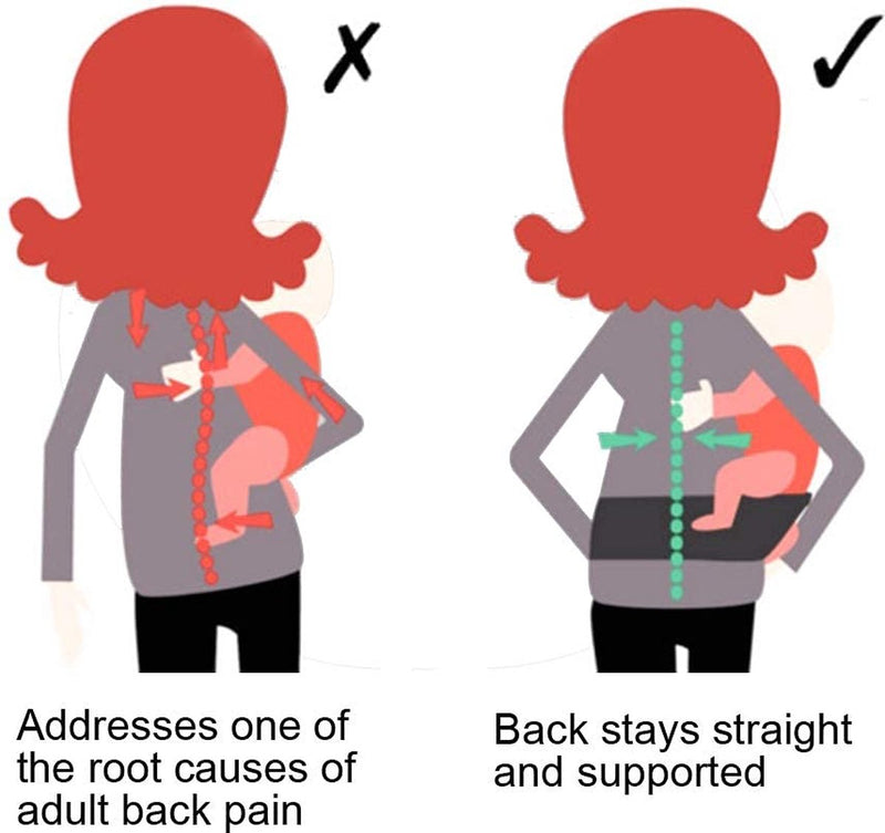 Hipseat Babydrager 0-36 maanden, lichte, verstelbare, rugondersteunende taillekruk, 3-in-1 babydrager voor pasgeborenen tot peuterzitje (lichtgrijs)