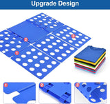 Vouwbord voor kleding T-shirt vouwplank kinderen en volwassenen vouwplank wasvouwplank wasvouwplank kleding blauw