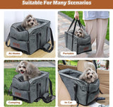 Hondenautostoel voor kleine honden, autostoeltje voor huisdieren, afneembaar en wasbaar, autostoeltje voor kleine huisdieren tot 13,5 lbs, middenconsole, honden en katten