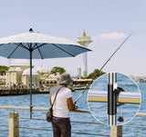 Opvouwbare parasolvoet, tuinparasolstandaard, patio rond brella base houder, inklapbare parasolstandaard voor tuin, camping