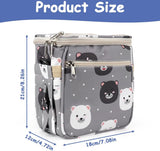 Stuurtas voor kinderen, stuurtas, fietsmand voor kinderen, afneembare fietsmand vooraan waterdichte stuurtas, fietstas voor fiets, driewieler, scooter, loopfiets