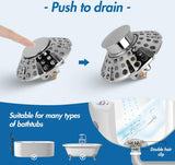 Gootsteen Afvoer Pop Up Spoelbak Badkamer Afvoer Plug Volledig Metalen Flip Afvoer Anti Blokkeren Haar Afvoer Anti Geur Geblokkeerd 36-45mm