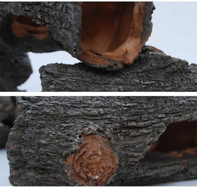 Liggende boomstam als aquariumdecoratie, hars grot aquarium decoratie, ornamenten ideaal voor kleine garnalen vis