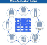 Vouwbord voor kleding T-shirt vouwplank kinderen en volwassenen vouwplank wasvouwplank wasvouwplank kleding blauw