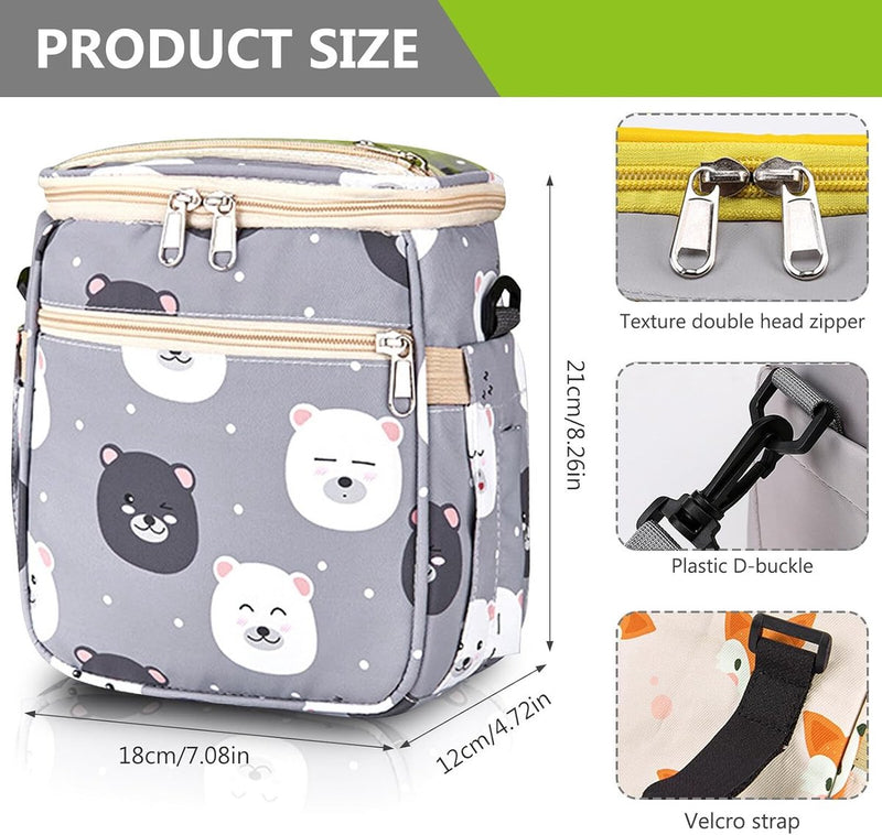 Fietstas voor kinderen, stuurtas, fietsmand voor met fietsbel, waterdichte fietstas voor jongens en meisjes, fietstas voor peuters, scooter, driewieler, loopfiets