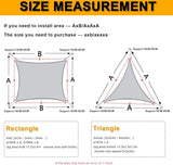 Awning Water-Repellent Rectangular 2.5 x 3 m, Sun Protection Impregnated PES Polyester with UV Protection for Patio, Balcony and Garden, Anthracite