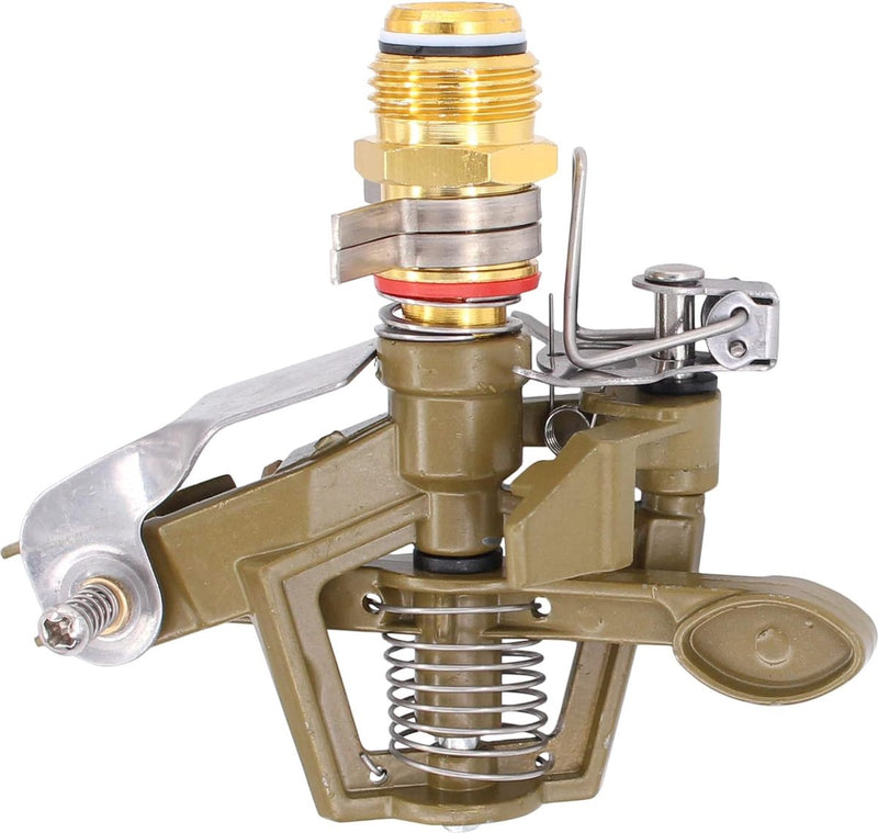 Sprinkler Tuingazonsproeier, grote oppervlakken, impulssproeier, gazonsproeier, sproeier, cirkelsproeier, 360 graden met grondpen, voor alle gangbare tuinslangen, tuinirrigatie