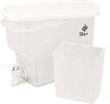 3,5L Plastic PETG Waterdispenser met Kraan Reisbureau Drankjes Hervulbaar Ideaal voor Ijsthee Koelkast Camping Sapdrankjes - Houdt 3,5 Liter