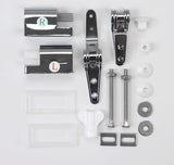 Toiletzitting soft-close scharnier, scharnier voor zacht sluitende toiletbril