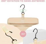 Toilettas voor dames, groot, toilettas om op te hangen, reis-toilettas, make-uptas, hangende toilettas, grote toilettas, waterdichte toilettas, reis-make-uptas, roze, Toilettas voor op reis