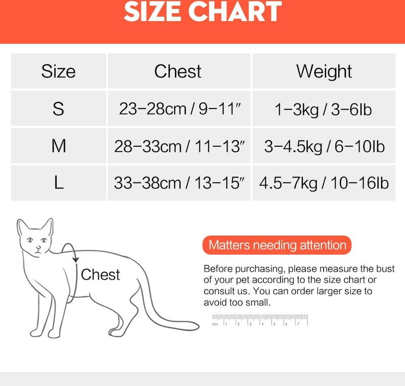 Cat Harness and Leash, Ultra-Light, Escape-Proof, Adjustable, Soft Mesh Fabric, Padded, Running Vest, Jacket for Kittens, Pets, Puppies, m, Pink