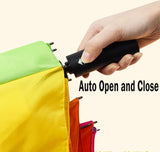 Paraplu zakparaplu, stormbestendig, zakparaplu, ribben, windbestendig, storm, zakparaplu, paraplu voor heren en dames, klein, licht, compact