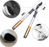 takkenschaar, lichte takkenschaar, scherp lemmet van SK-5 koolstofstaal, voor het snijden van vers hout tot een diameter van 30 mm, takkenschaar met stevige greep