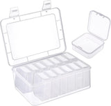 14 stuks opbergdozen met klein deksel, en 1 grote plastic doos met deksel, transparante sorteerdoos voor kralen, sieraden en pillen