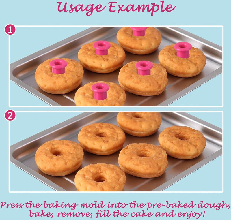 6-delige cakemuffinboor, siliconen muffinvormpjes, siliconen bakvorm, geschikt voor het bakken van taarten thuis