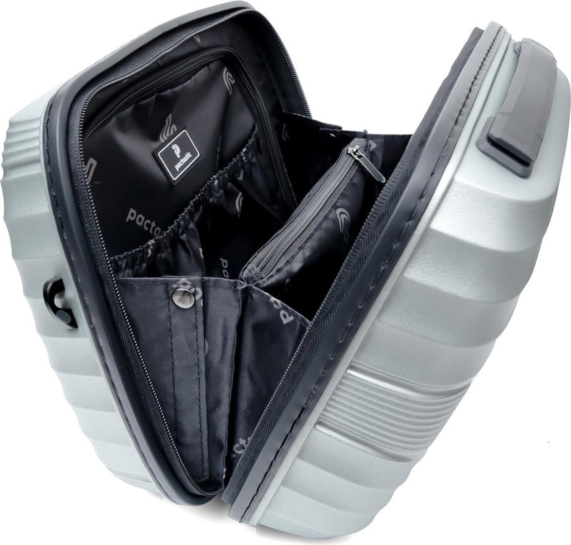 Collectie 02 + BC, Zilver metallic, Hardshell Beautycase