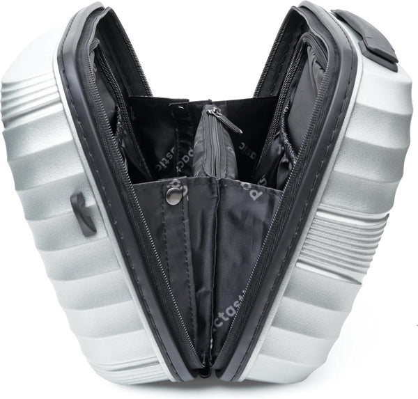 Collectie 02 + BC, Zilver metallic, Hardshell Beautycase