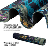 Bureaumat, muismat, grote gaming-muismat, 900 x 400 mm, XXL-muismat met motief - verbetert de precisie en snelheid, antislipcomfort, tafelmat voor muis, toetsenbord (blad)