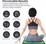 Acupressuurmattenset, Shiatsu-massagemat, acupunctuurmassagemat met hoofdkussen en 2 massageballen, tas, voor verlichting van rugpijn, hoofd-nekpijn, verlichting van spanning