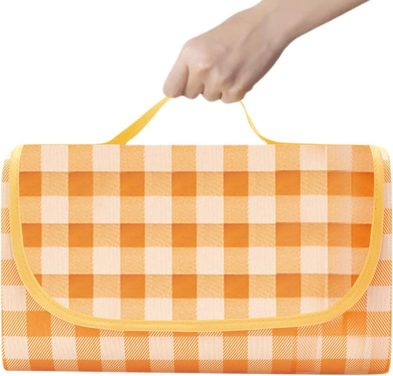 Picknickdeken Waterdichte campingdeken Picknickdeken met draaggreep Opvouwbaar Stranddeken voor buiten voor barbecueën Kamperen Wandelen Excursies Picknick 200x200cm