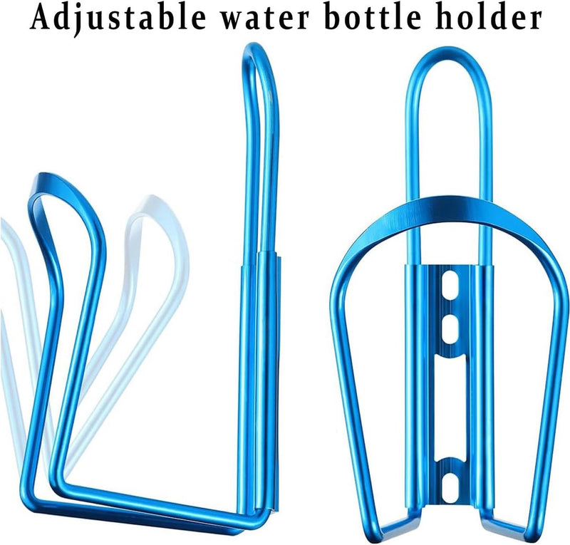 1 stuks lichtgewicht bidonhouder, ultralichte fietsbekerhouder, sportfietsfleshouder, fietsbekerhouder voor e-bikes, trekkingfietsen, racefietsen, mountainbikes (blauw).