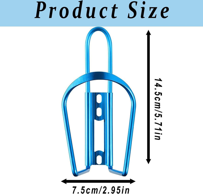 1 stuks lichtgewicht bidonhouder, ultralichte fietsbekerhouder, sportfietsfleshouder, fietsbekerhouder voor e-bikes, trekkingfietsen, racefietsen, mountainbikes (blauw).