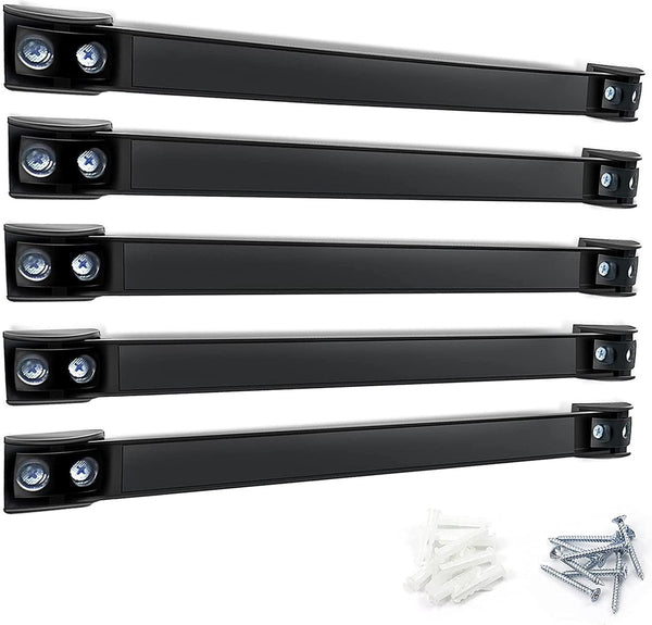 5 stuks gereedschapsset magneetstrips, 40 cm, sterke magneetrail, magnetische gereedschapshouder, wand, magneet, gereedschaphouder voor garage, gereedschap, organisatie