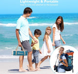 Strandschelpen voor 4-5 personen, draagbare strandtent met uv-bescherming 50+, familie-zonnetent strand met 2 mesh-ramen, snelle montage, eenvoudig dragen, parasol, strandtent voor buiten