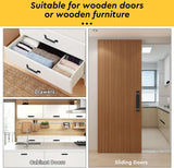 Schuifdeurgreep, schuurdeurgreep, handgreep, metalen handgreep aan beide zijden gematteerd, zwarte handgrepen, meubelgreep, voor schuifdeuren, kasten en kledingkasten, solide en eenvoudig te