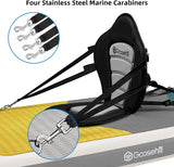 SUP-zitting, afneembare kajakzitting voor stand-up paddling board, comfortabele en eenvoudige installatie, veelzijdig aanpasbaar aan SUP, sit-on-top kajaks