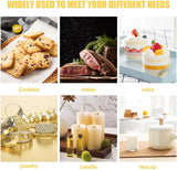 3 stuks roestvrijstalen decoratieve dienbladen, ovale gouden opbergbakjes, metaal, serveerborden, decoratieve borden, gouden ovale dessertkommen, ovaal, cosmetica-dienbladen voor thee, cake,