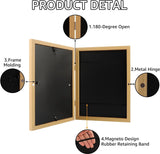 Set van 2 fotolijsten kindertekeningen A4, Fillba kunstfotolijsten voor kinderen, fotolijsten kinderfoto's voor kindertekeningen, kinderkunstprojecten, school, thuis of op kantoor