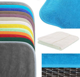 Beschermhoes voor tuinligstoel, strandligstoelkussen, badstof hoes, 100% katoen, ca. 75x200cm.