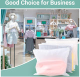 Zip Bags Kleding, 50 stuks 35 x 30 cm Zip Bags, Groot, Reistas, Kleding, Plastic Zak met Rits voor kleding, Handdoeken, Documenten, Reisaccessoires