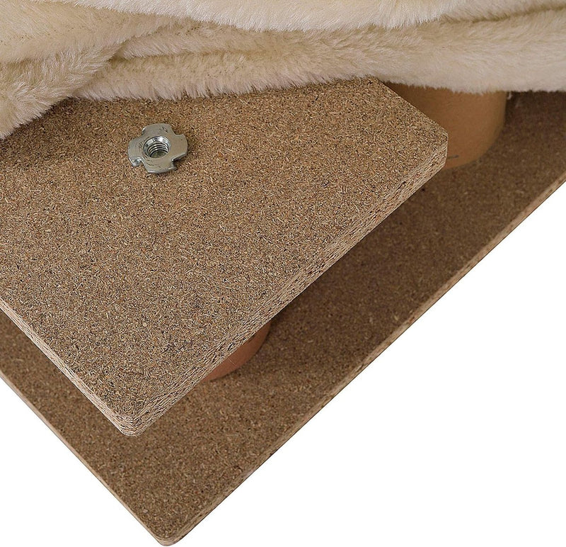 huisdiertrap, kattentrap, hondentrap met pluche overtrek, kleur naar keuze