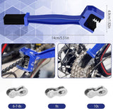 Fietskettinggereedschap, 10 stuks, fietsreparatieset voor 6/7/8/9/10 snelheidsketting, kettingklinknagel, ketting, schakeltang, kettingleuning, fietskettingen, klinknagels voor universele fiets