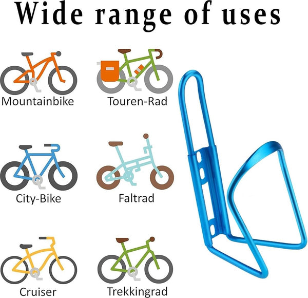 1 stuks lichtgewicht bidonhouder, ultralichte fietsbekerhouder, sportfietsfleshouder, fietsbekerhouder voor e-bikes, trekkingfietsen, racefietsen, mountainbikes (blauw).