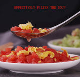 Kaviaarlepel, zeef, lepel, abseielepel, multifunctionele lepel, moleculaire lepel, 56 gaten, duurzame caviaarspoons, handwerk, zeeflepel voor keukenkookgereedschap, roestvrij staal, verdikt kookgerei, 3 stuks