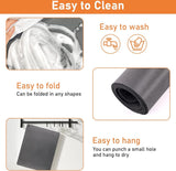 Koffiezetapparaat afdruipmat, 40 x 50 cm, sneldrogende afdruipmat voor serviesrek, keuken, koffiezetapparaat, badkamer, toonbank, bar (grijs)