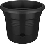 Green Basics Tomatenpot 33 - bloempot voor buiten kweken en oogsten - Ø 33,5 x H 26,0 cm - zwart/levend zwart