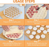 Ravioli Maker pastavorm, Siberisch pelmeni-vlees, aluminium deegrolvorm, pastmaker, vareniki en pastavorm